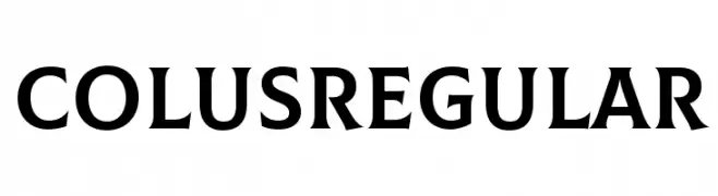 Colus Regular  Fuentes Gratis Descargar