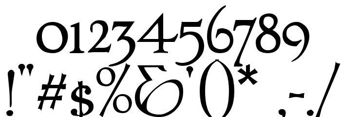 Colwell Font OTHER CHARS