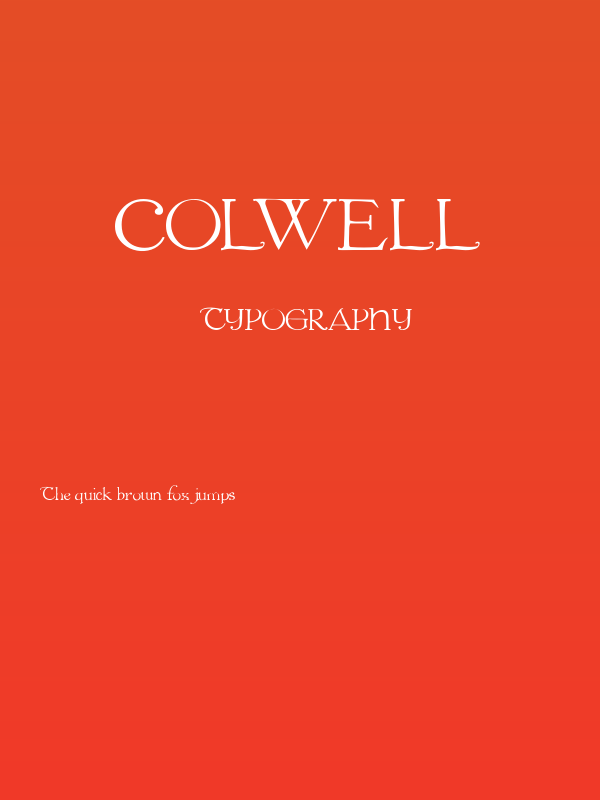 Colwell Poster