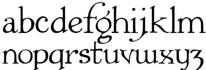 Colwell Font LOWERCASE