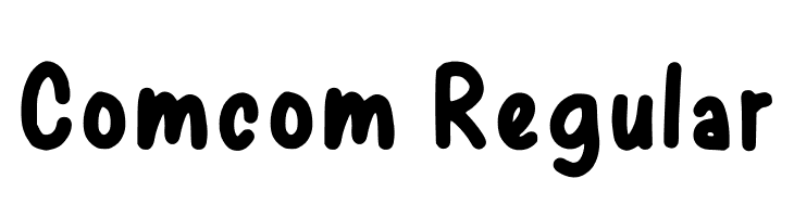 Com_com Regular  baixar fontes gratis