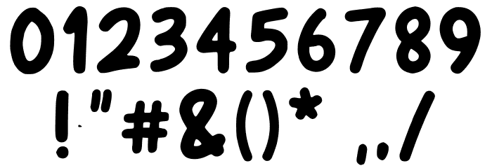 Com_com Regular Font OTHER CHARS