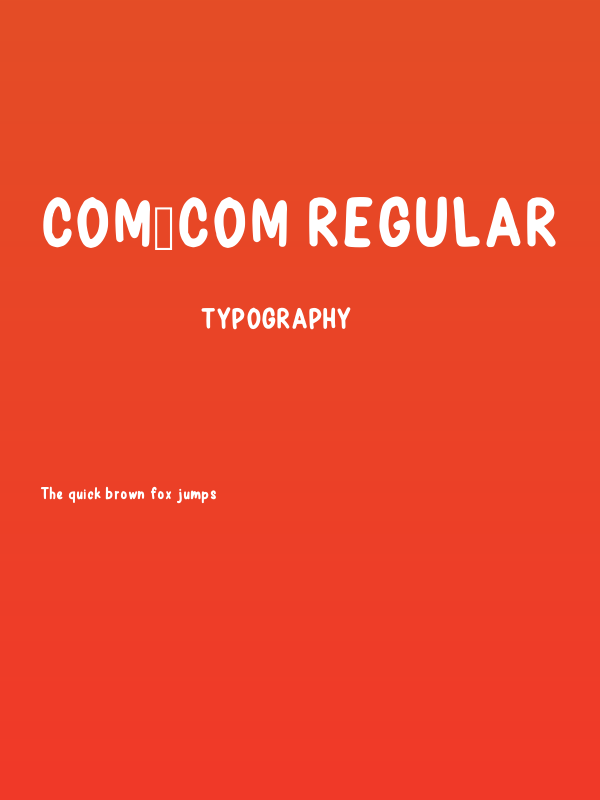 Com_com Regular Poster