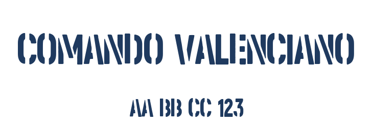 Comando Valenciano Font Preview