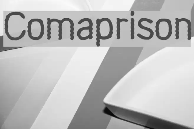 Comaprison Font examples
