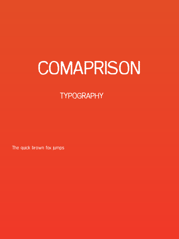 Comaprison Poster