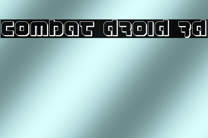 Combat Droid 3D Example 1