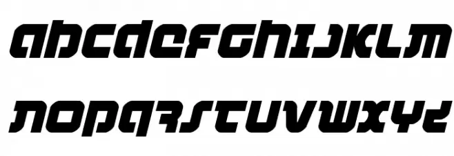 Combat Droid Italic Fuentes MAYÚSCULAS