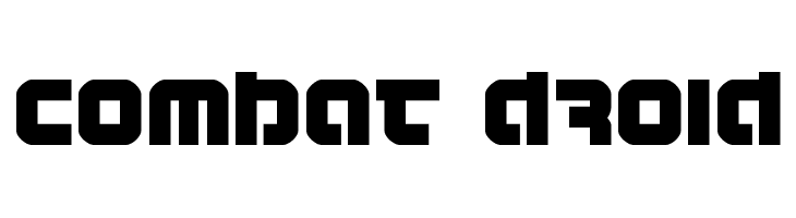Combat Droid  नि: शुल्क फ़ॉन्ट्स डाउनलोड