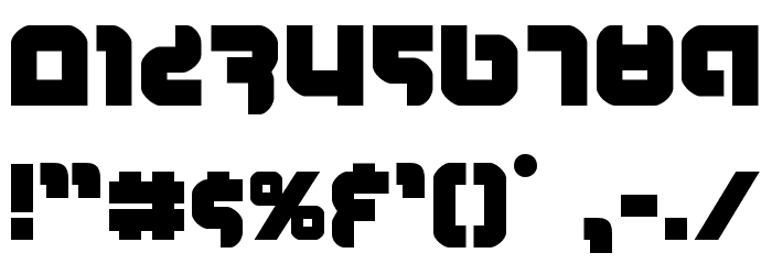 Combat Droid Font OTHER CHARS