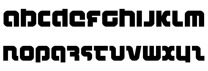 Combat Droid Font LOWERCASE