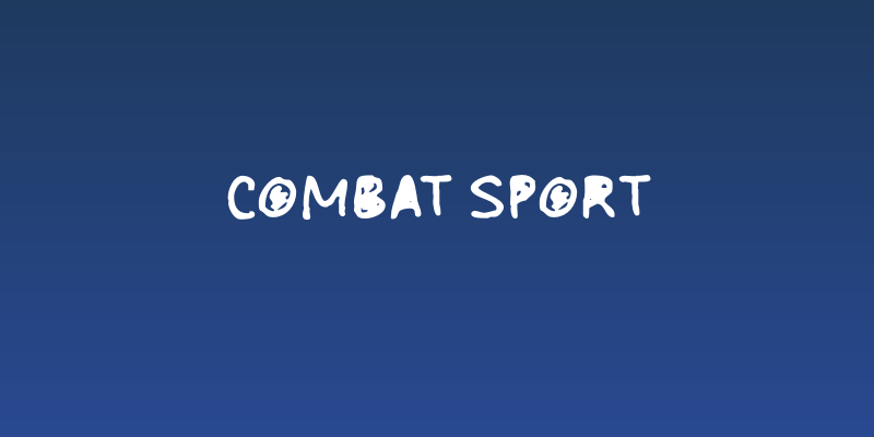 Combat Sport Social Header