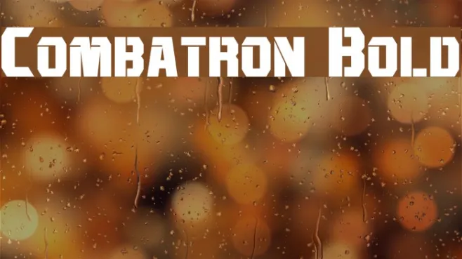 Combatron Bold Example 2