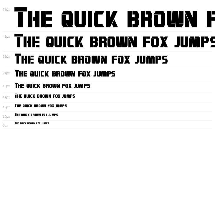 Combatron Bold Waterfall