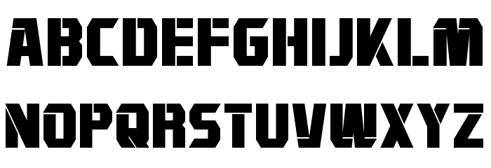 Combatron Bold Font LOWERCASE