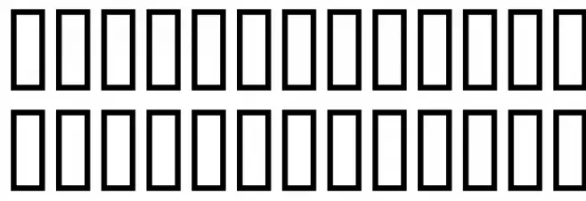 CombiNumerals Open フォント 大文字
