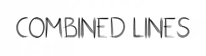 Combined Lines  Frei Schriftart Herunterladen