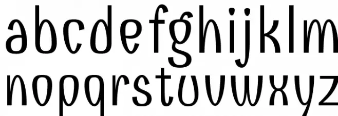 Combo Font LOWERCASE