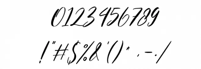 Combuslane Schriftart Anderer Schreiben