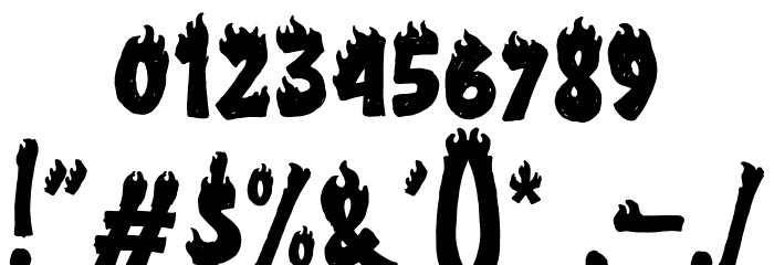 Combust Font OTHER CHARS