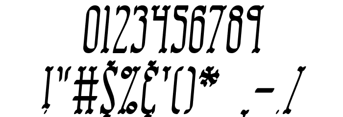 Combustion II BRK Font OTHER CHARS