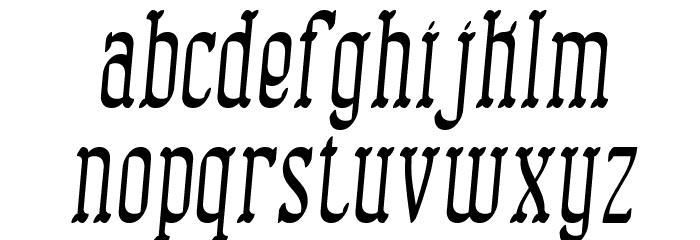 Combustion II BRK Font LOWERCASE