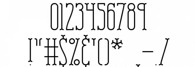 Combustion Plain BRK Font OTHER CHARS