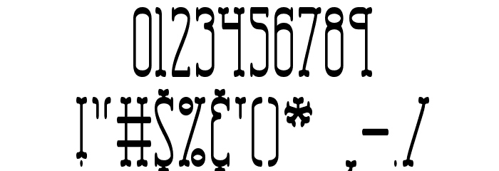 Combustion Tall BRK Font OTHER CHARS
