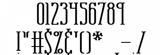 Combustion Wide BRK Font OTHER CHARS