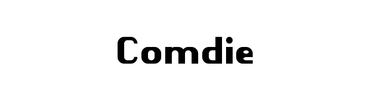 Comdie  font caratteri gratis