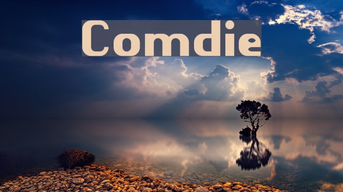 Comdie Font examples