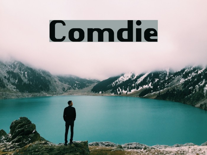 Comdie Font examples