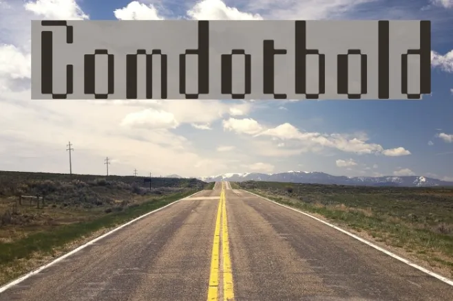 Comdotbold Example 1