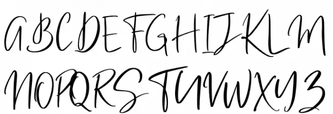 Come Out 字体 大写