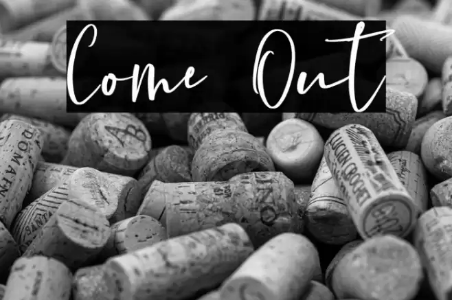 Come Out 字体 examples