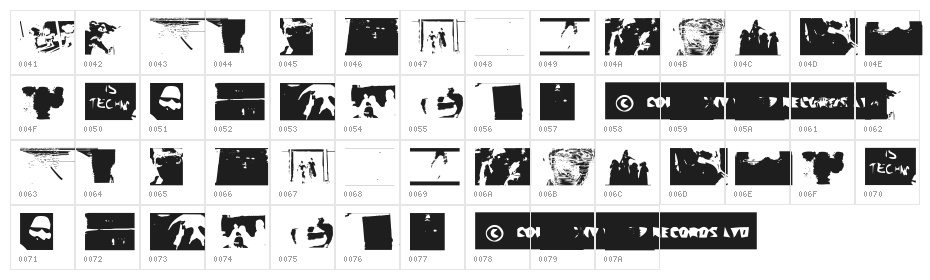 Come To Fonty Character Map