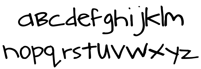 ComeAround Font LOWERCASE