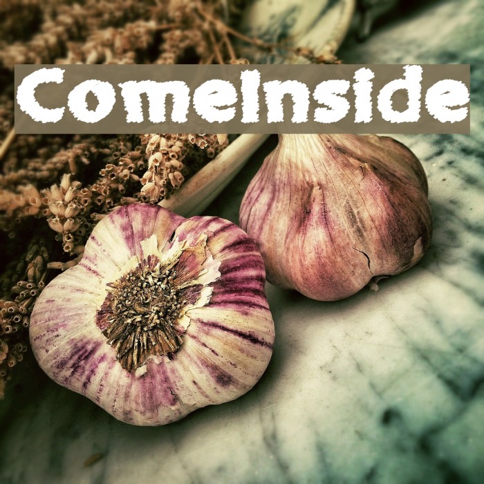 ComeInside Font examples