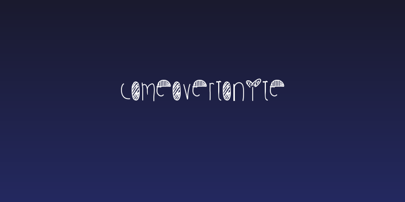 ComeOverTonite Social Header
