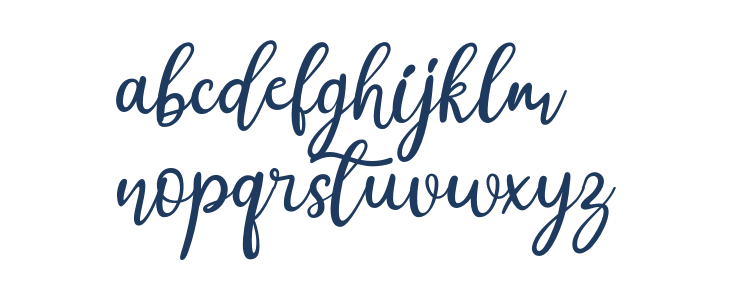 ComeValentine-Regular Lowercase