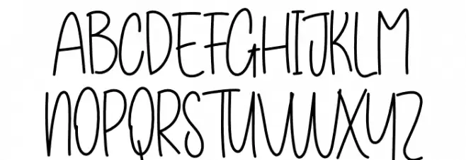 Comeback Christmas फ़ॉन्ट अपरकेस