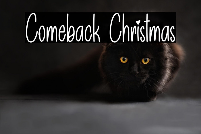 Comeback Christmas Example 2