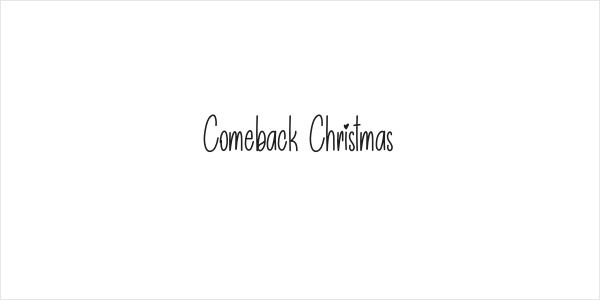 Comeback Christmas Logo