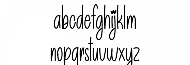 Comeback Christmas फ़ॉन्ट लोअरकेस