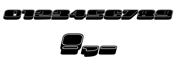 Comeback Filled Italic Font OTHER CHARS