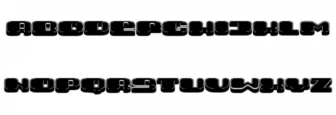Comeback Filled Regular Font Litere mari