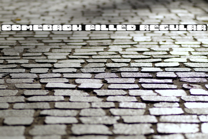 Comeback Filled Regular Example 3