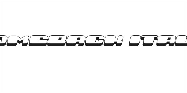 Comeback Italic Logo