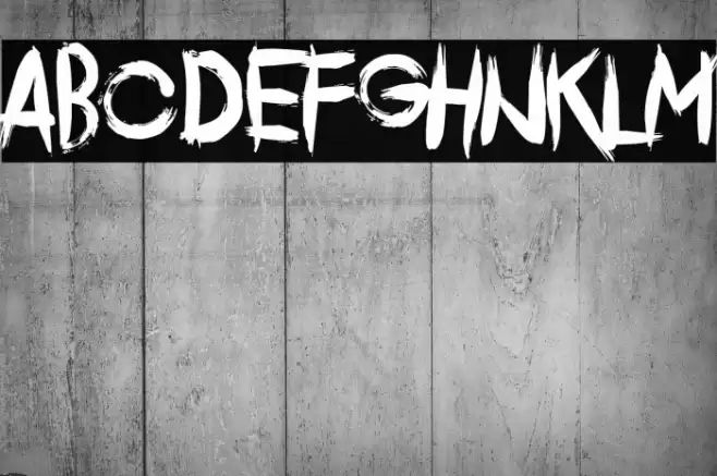 Comeback Of The Damned Font examples