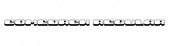 Comeback Regular  Frei Schriftart Herunterladen